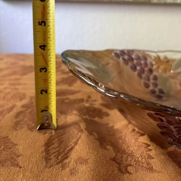 Vintage  Mikasa Savior Vivre Fruit Cornucopia Scalloped Bowl 13" - Picture 6 of 6